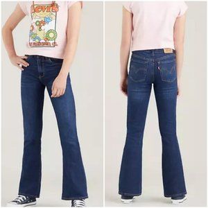 LEVI'S Skinny Flare Adjustable Waist Stretch Denim